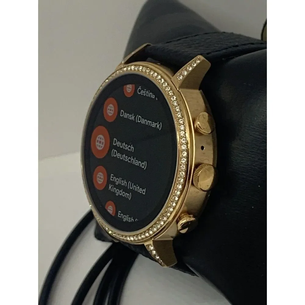 Fossil Gen 4 Authentic Digital Dial Smart Watch Custom Band FTW6015 QT474